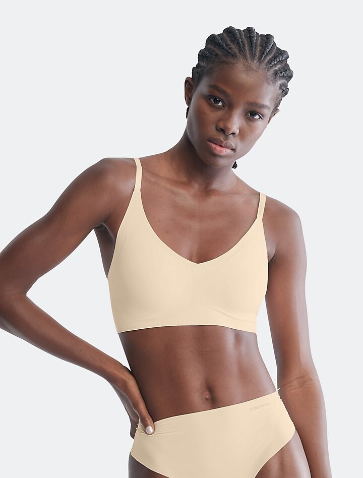 

Бралетт с треугольными чашечками и легкой подкладкой Invisibles Calvin Klein