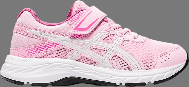 

Кроссовки gel contend 6 ps 'cotton candy' Asics, розовый