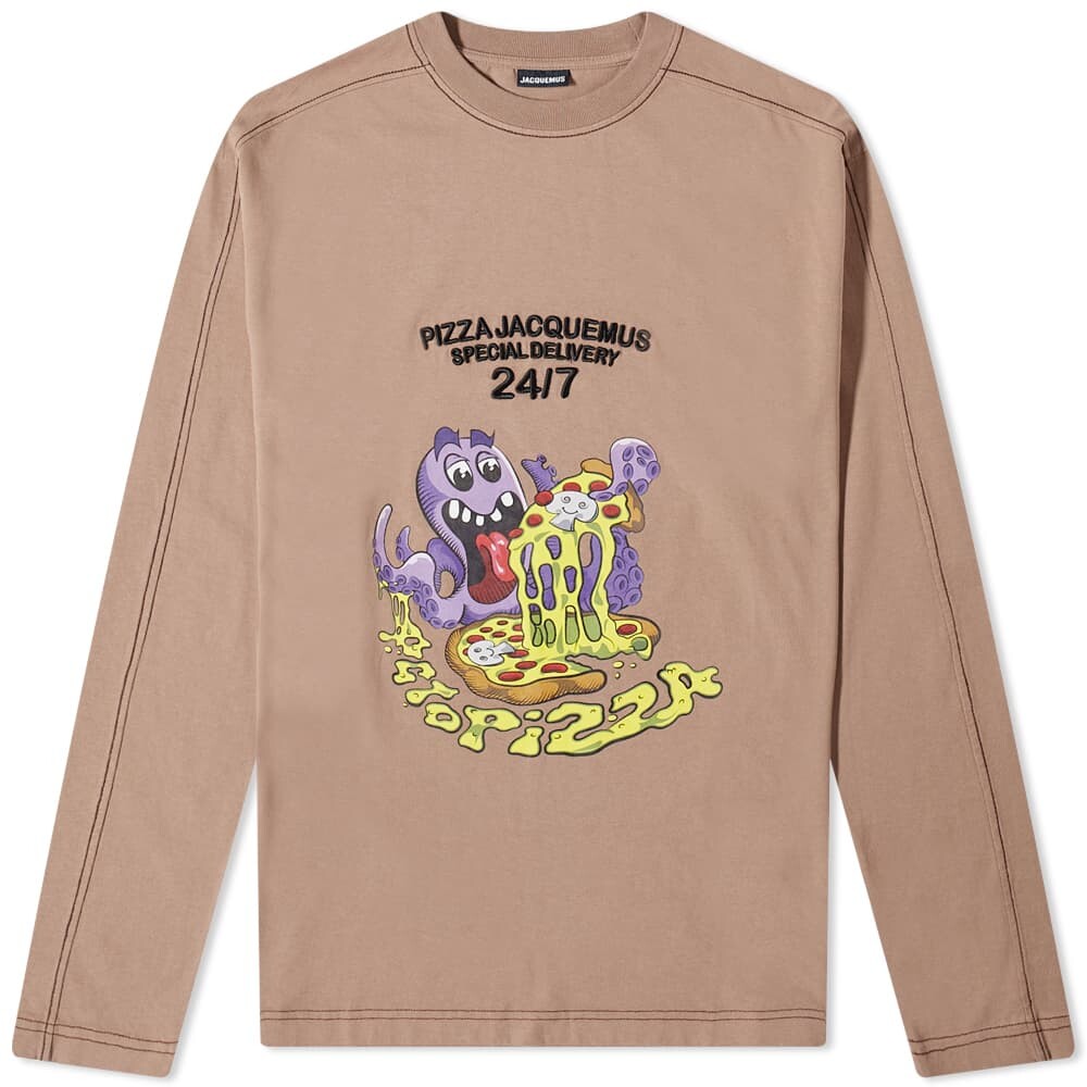 

Футболка Jacquemus Long Sleeve Octopizza Tee