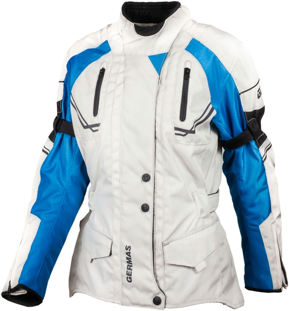 Куртка текстильная женская GMS Taylor мотоциклетная, серый/синий женская куртка waverly 2022 klim серый синий