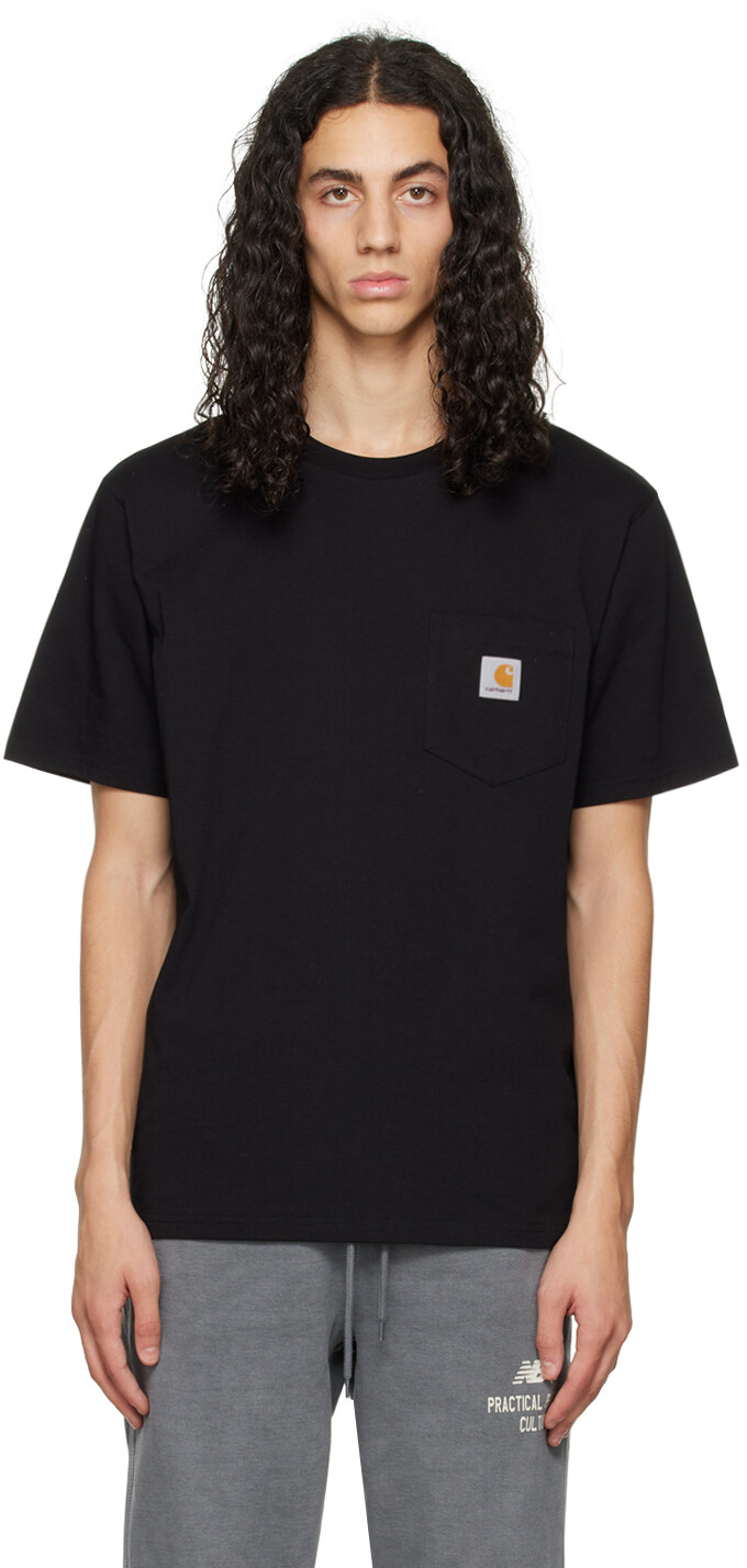 

Черная футболка с карманом Carhartt Work In Progress