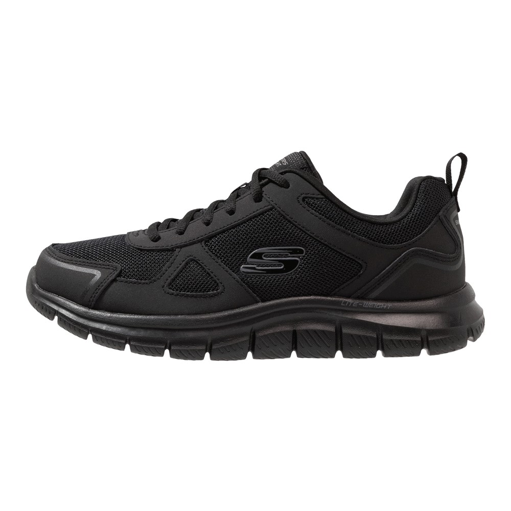 Кроссовки Skechers Wide Fit Track Scloric, black кроссовки низкие track skechers wide fit цвет charcoal black
