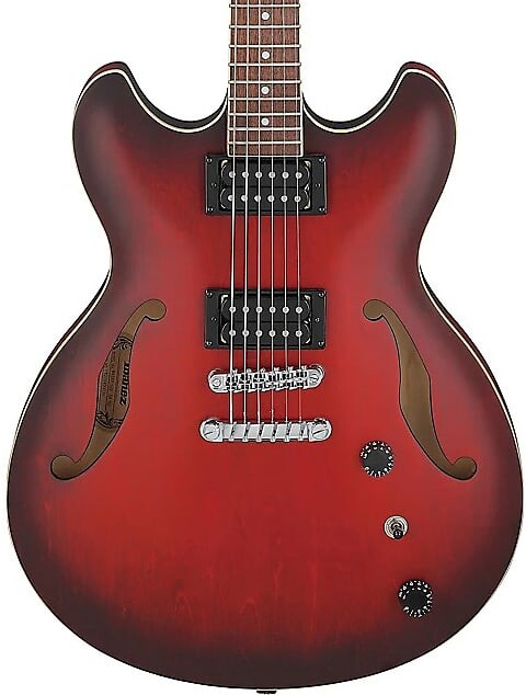 

Ibanez AS53SRF Электрогитара с полым корпусом Sunburst Red Matt AS53SRF Hollowbody Electric Guitar Sunburst Red Matt