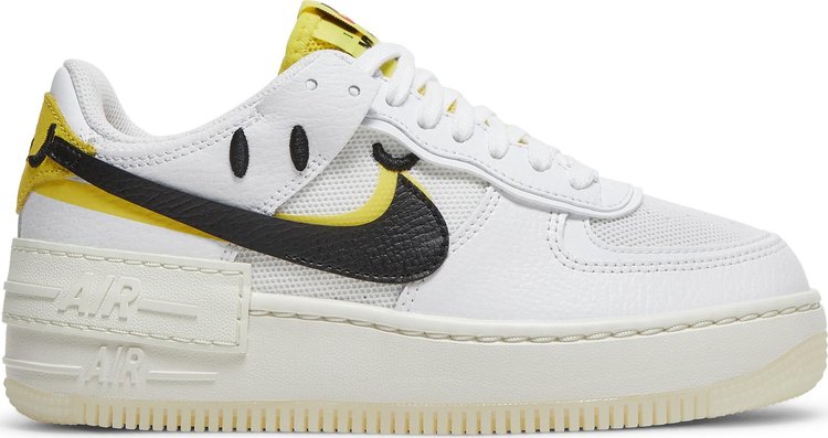 Air force 1 with smiley shop face