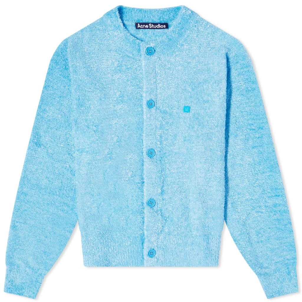 

Кардиган Acne Studios Kenty Hairy, голубой, Синий