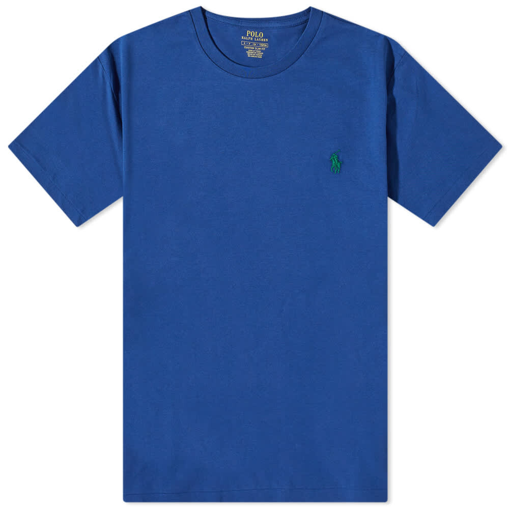 

Футболка Polo Ralph Lauren Custom Fit Tee, Синий