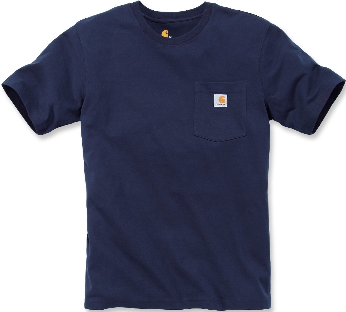 Футболка Carhartt Workwear Pocket, темно-синий футболка женская carhartt workwear pocket синий
