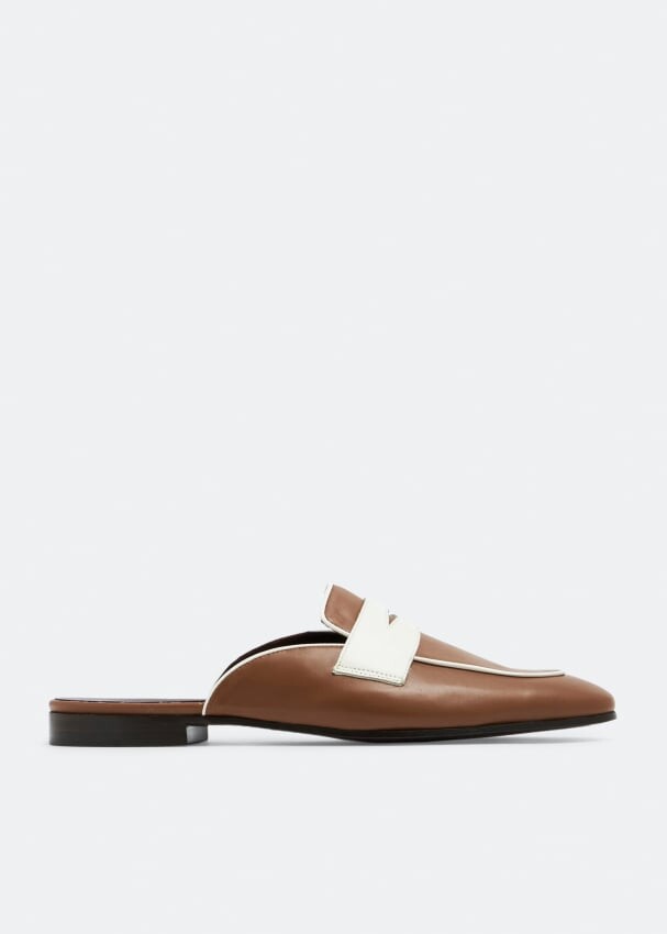 

Слиперы BOUGEOTTE Leather slippers, коричневый