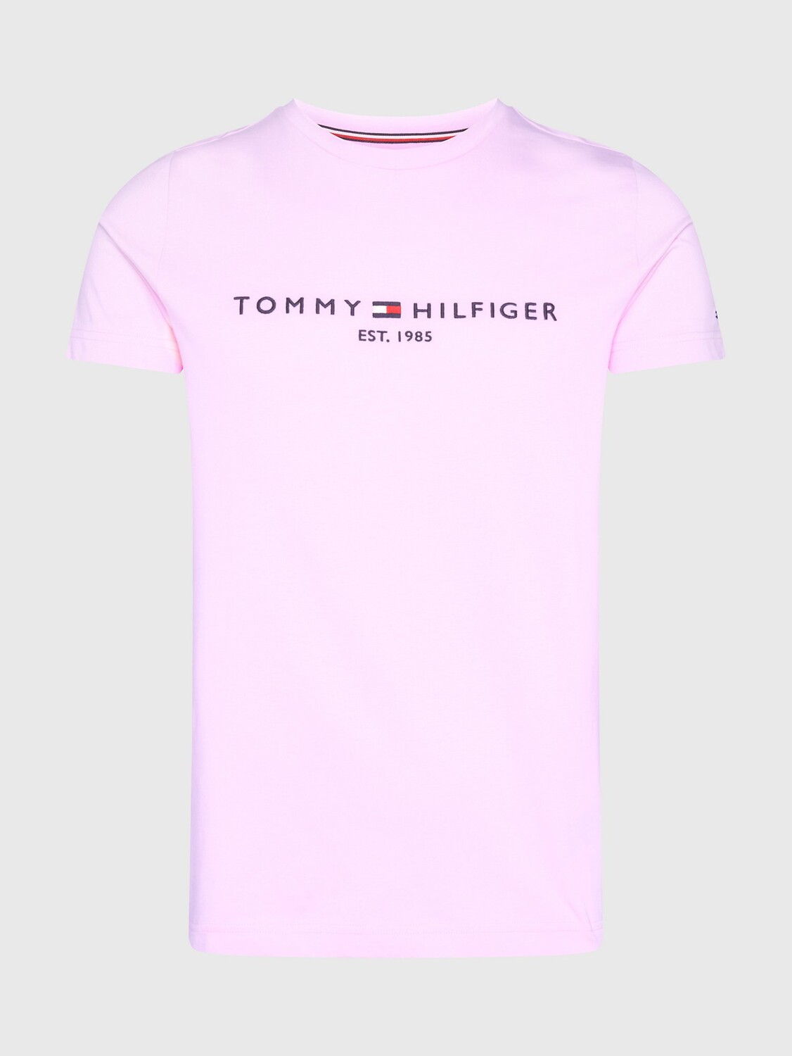 

Футболка Tommy Hilfiger Slim Fit Logo, розовый