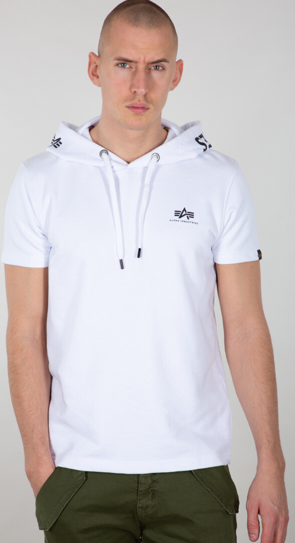 

Футболка Alpha Industries Printed Hoody, белая