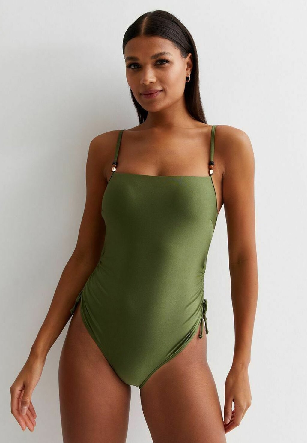 

Купальник RUCHED SIDE New Look, цвет khaki