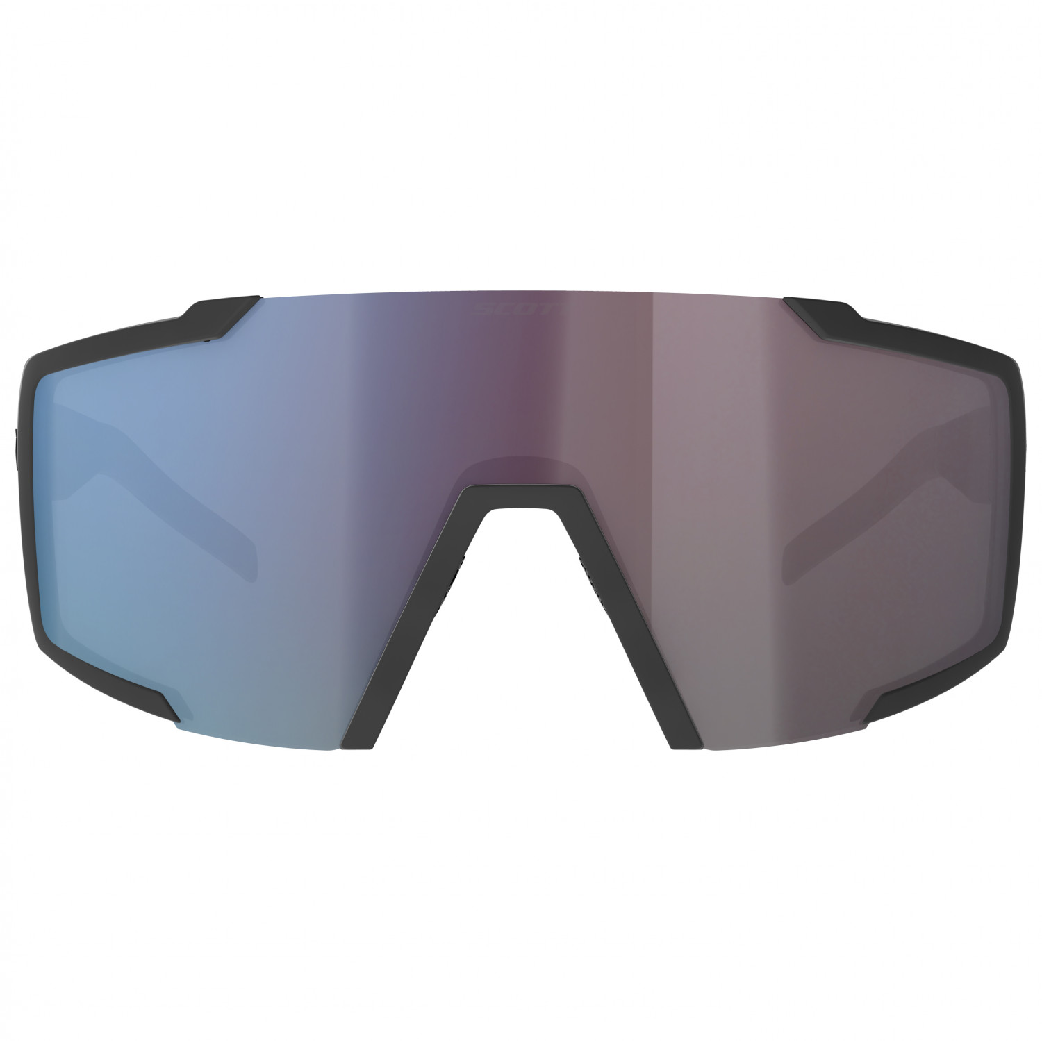 солнцезащитные очки scott shield ls с регулируемой носовой накладкой черный серый Велосипедные очки Scott Shield Compact S2 (VLT 40%), цвет Black Matt