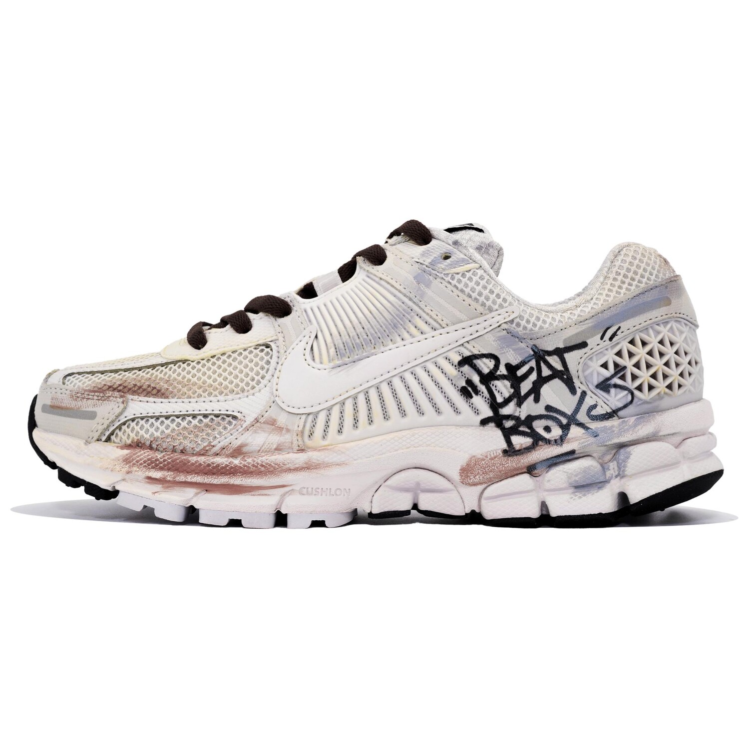 

Кроссовки Air Zoom Vomero 5 унисекс с низким верхом серые/красные Nike