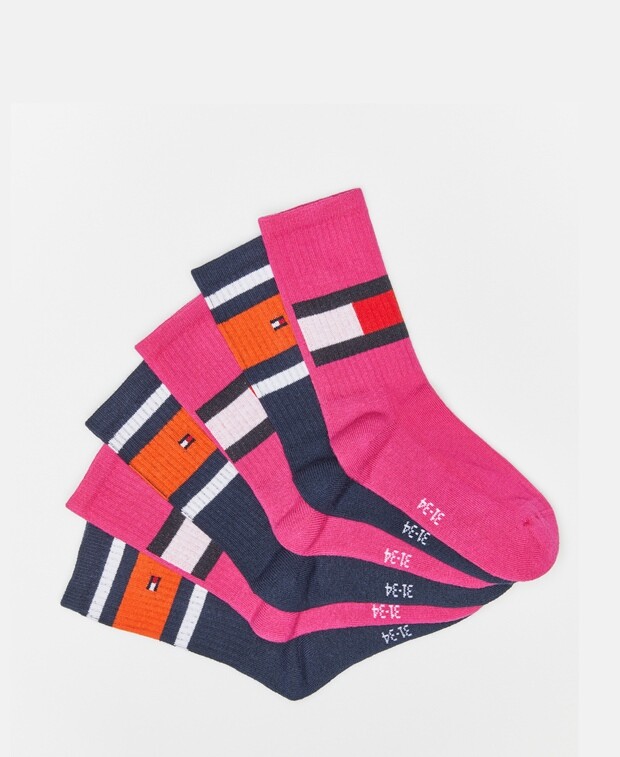 

Носки, упаковка 6 шт. Tommy Hilfiger, пурпурный