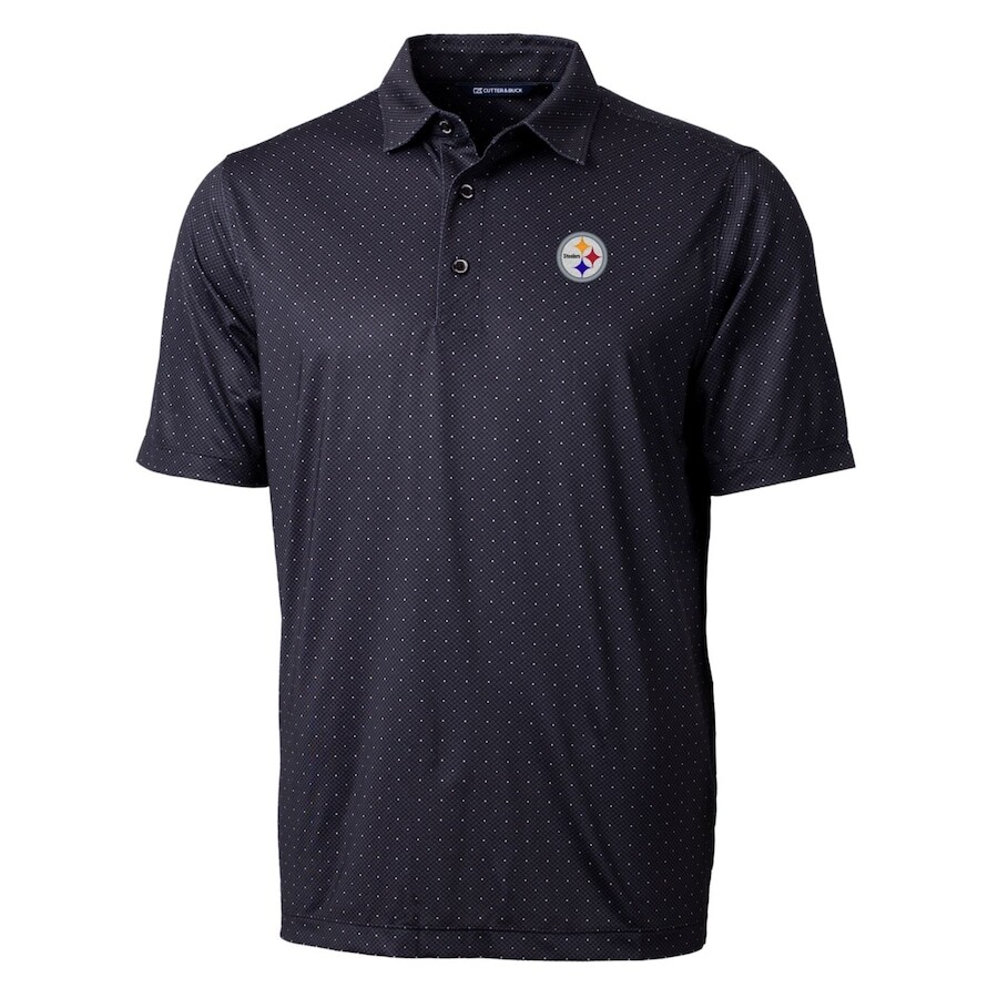 

Поло с коротким рукавом Cutter & Buck Pittsburgh Steelers, черный