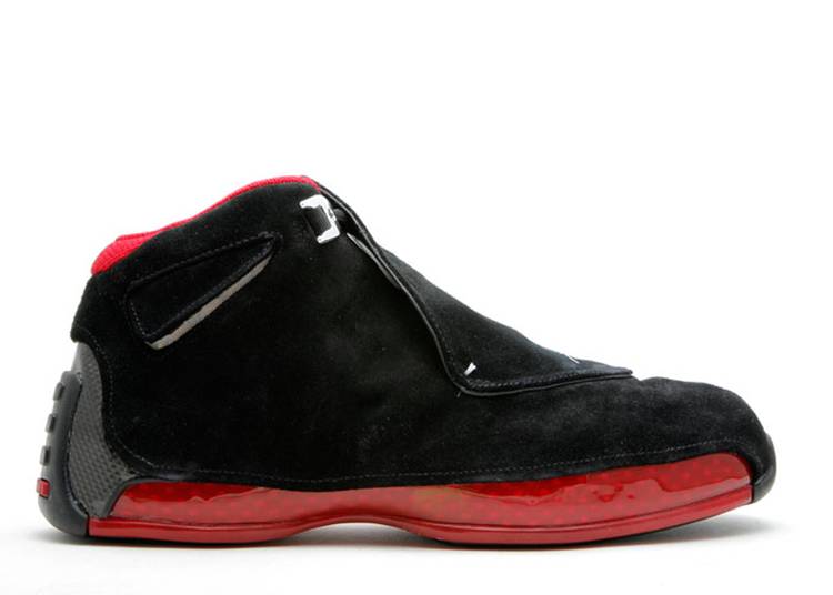 Jordan 18 hot sale black red