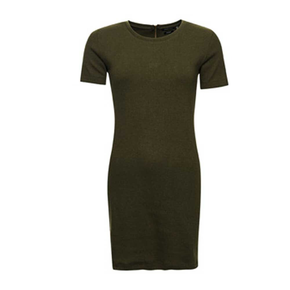 

Платье Superdry Zip Back Tshirt, зеленый