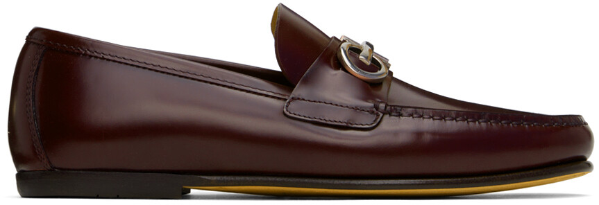 

Бордовые лоферы Galileo Ferragamo, Красный