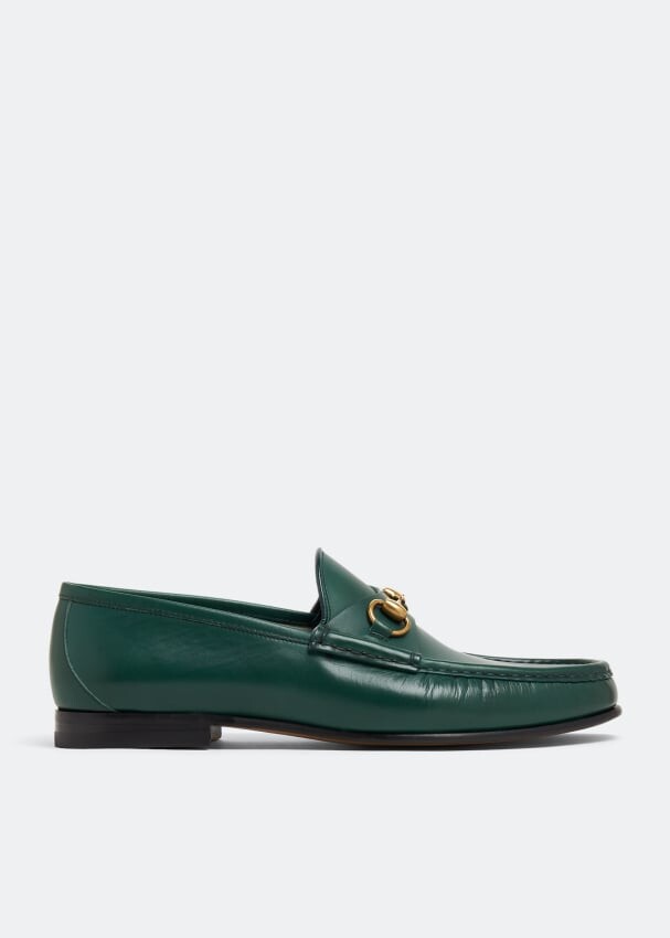 

Лоферы GUCCI 1953 Horsebit loafers, зеленый