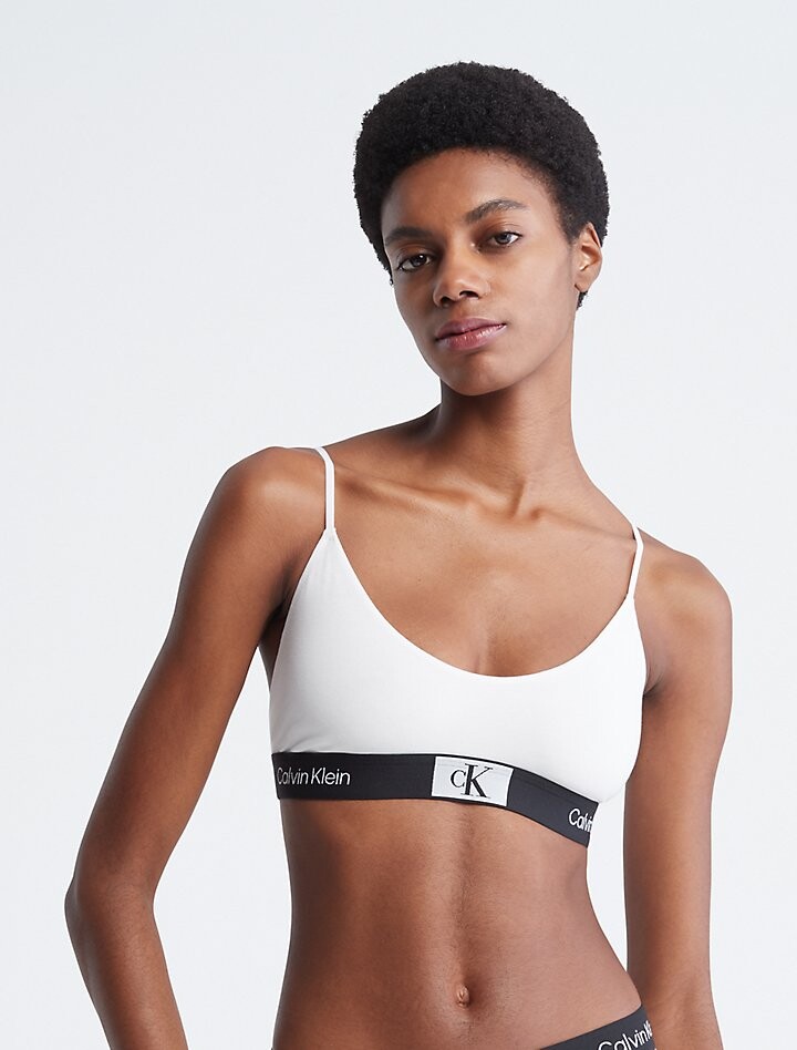 

Бралетт без подкладки Calvin Klein 1996 Calvin Klein, белый