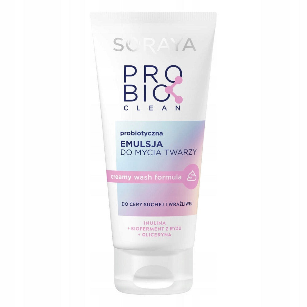 

Soraya Пробиотическая эмульсия для умывания лица Probio Clean для сухой и чувствительной кожи 150мл