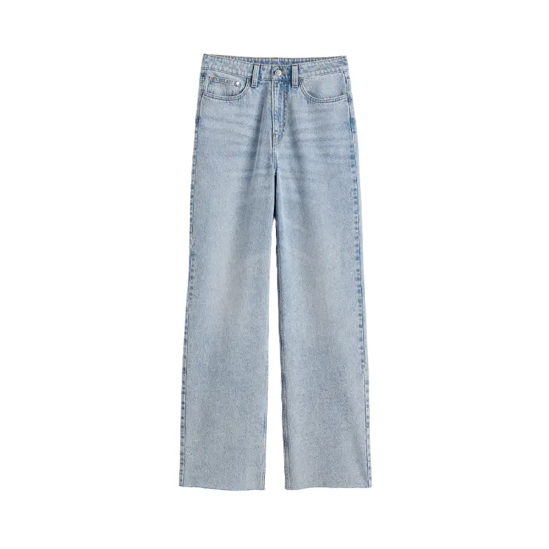 

Джинсы H&M Wide High, светло-синий