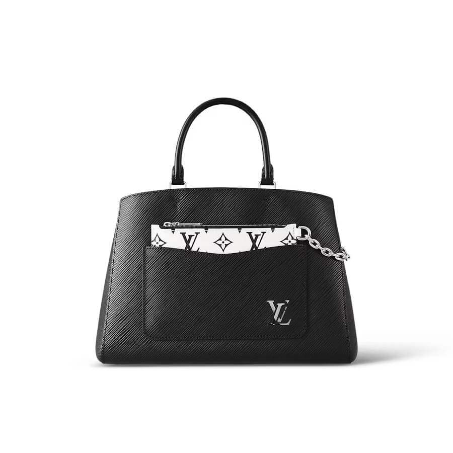 Сумка Louis Vuitton Marelle Tote MM, черный - фото