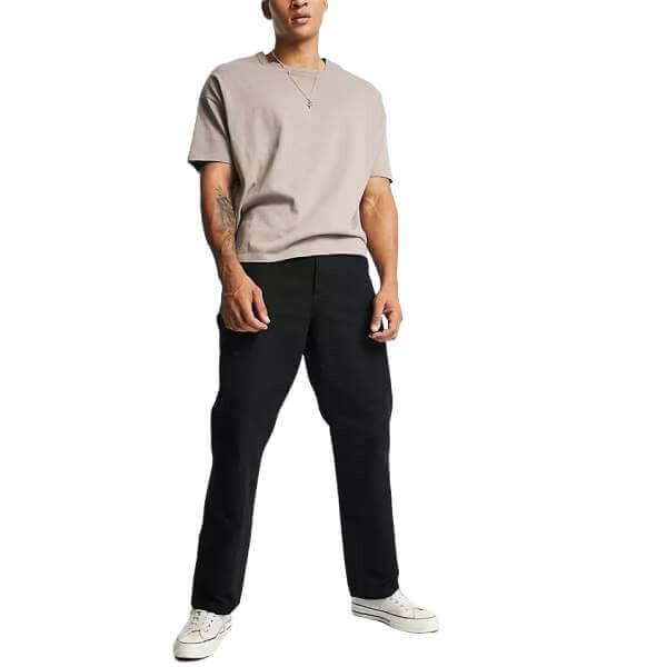 

Брюки Carhartt WIP Single Knee Straight Leg, черный