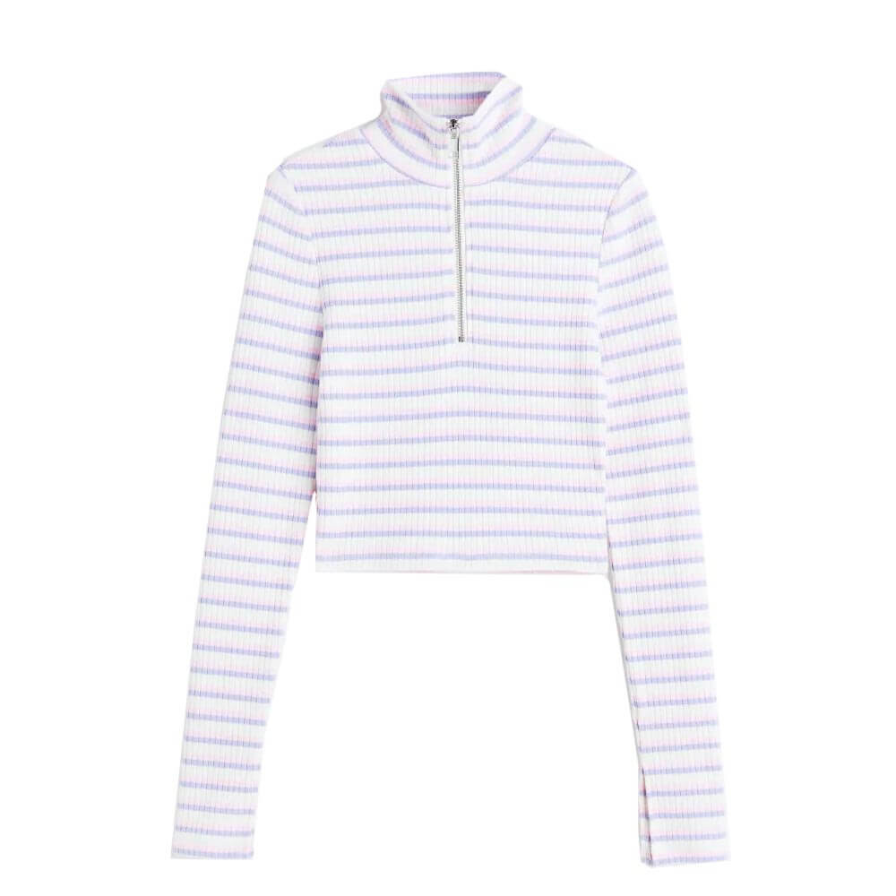 

Топ H&M, мультиколор, Серый