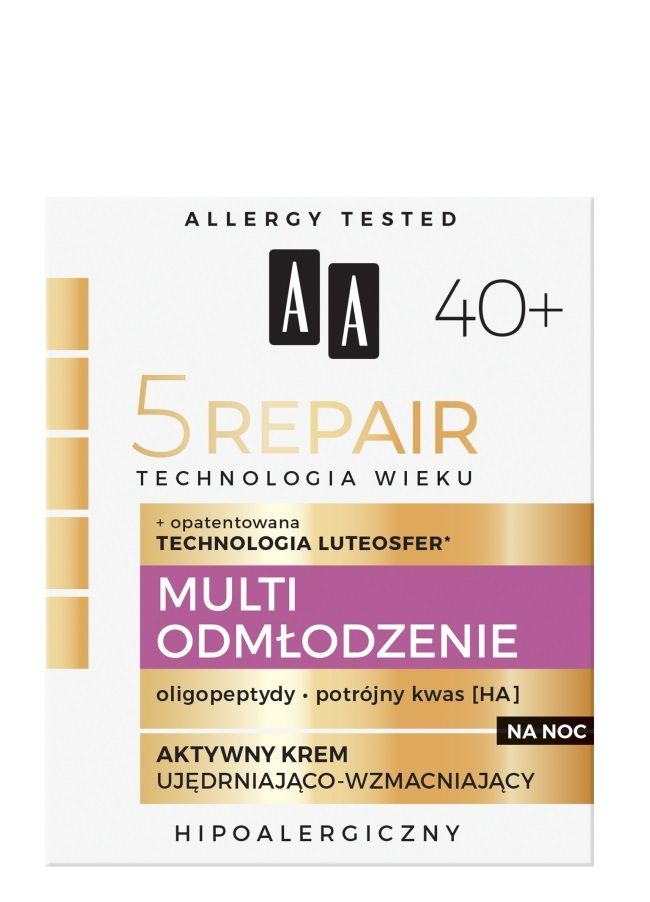 

AA Technologia Wieku 5Repair 40+ Multi Odmłodzenie крем для лица на ночь, 50 ml