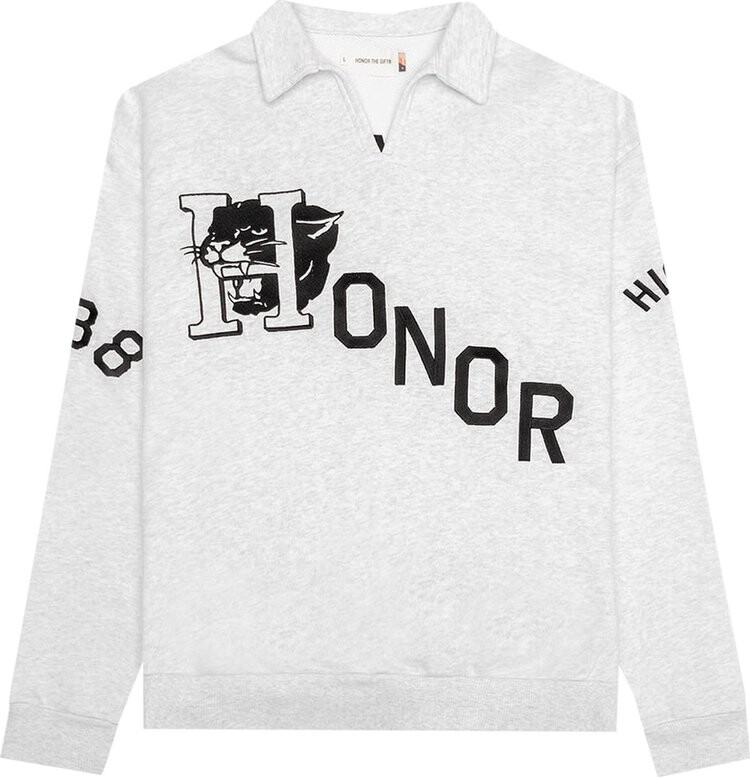 

Свитер Honor The Gift Mascot Henley Sweater 'Heather Grey', серый