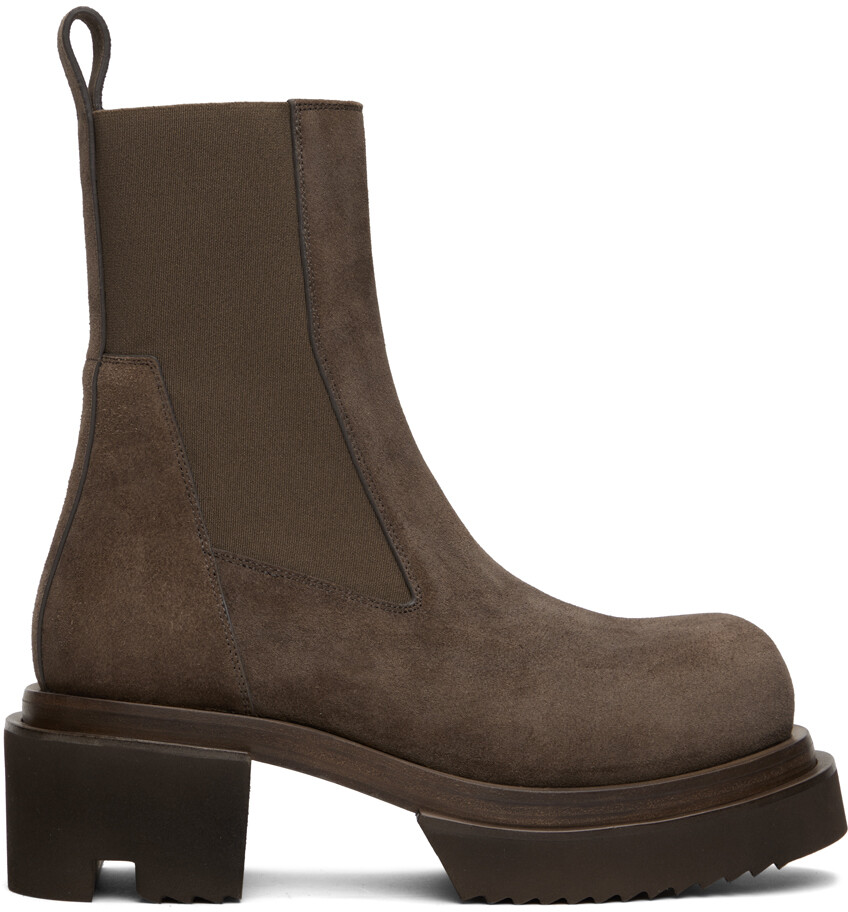 

Серые ботинки челси Beatle Bogun Rick Owens