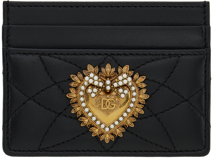 

Черный держатель для карт преданности Dolce & Gabbana