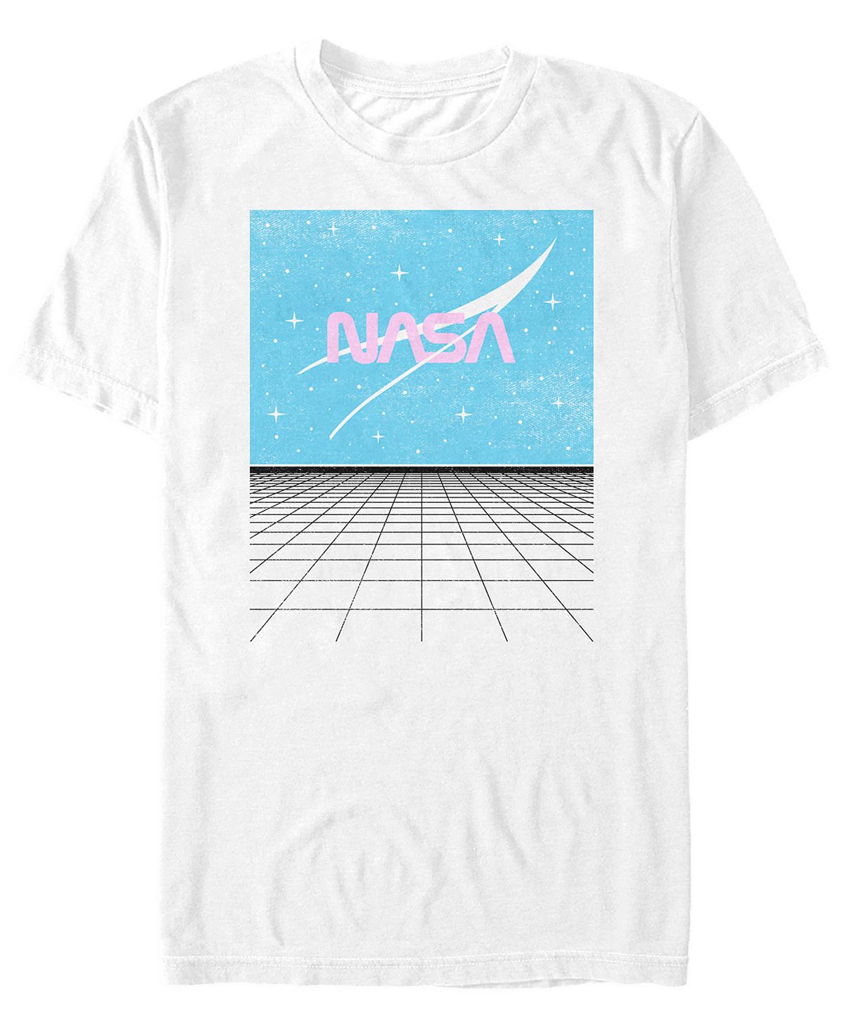 Мужская футболка с коротким рукавом space grid nasa Fifth Sun, белый