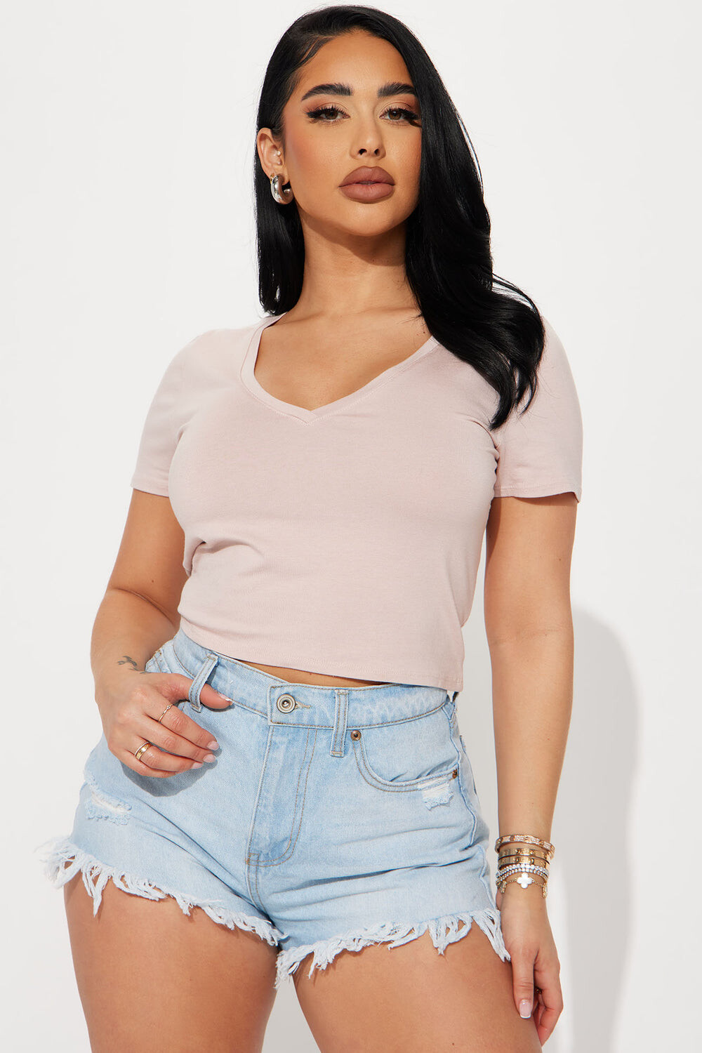 

Топ Fashion Nova AY34882, лиловый