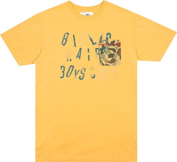 Футболка Billionaire Boys Club Camo Pocket Tee 'Yellow', желтый - фото