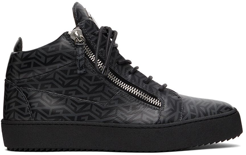 

Черные высокие кеды Kriss Giuseppe Zanotti