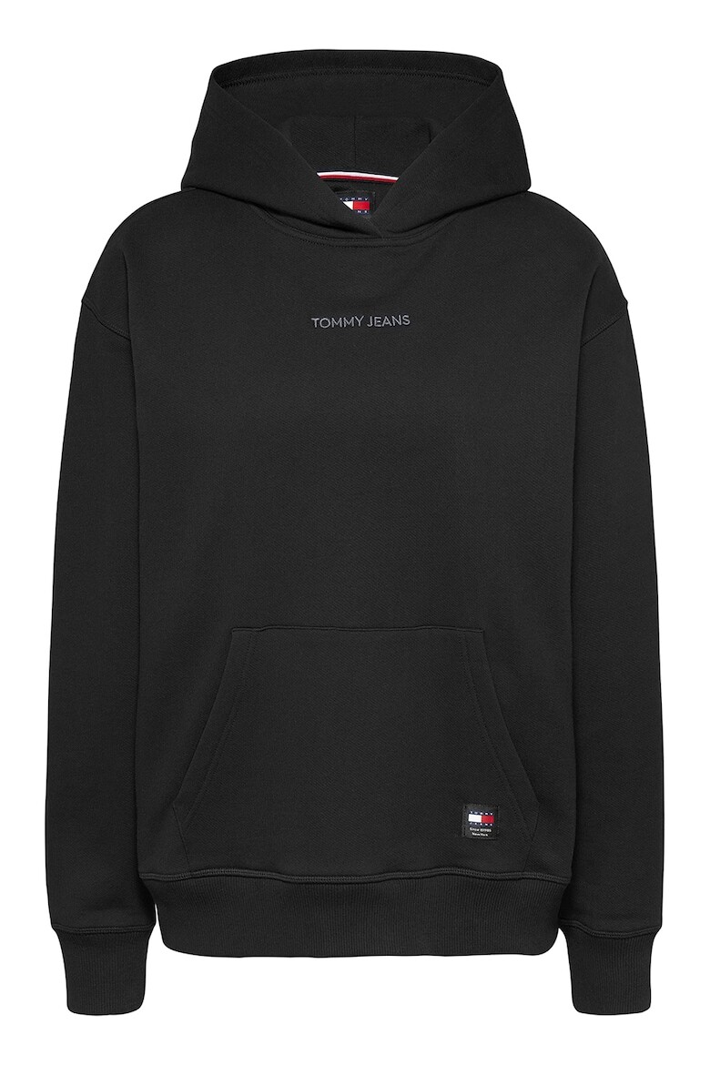 

Толстовка с карманом-кенгуру Tommy Jeans, черный