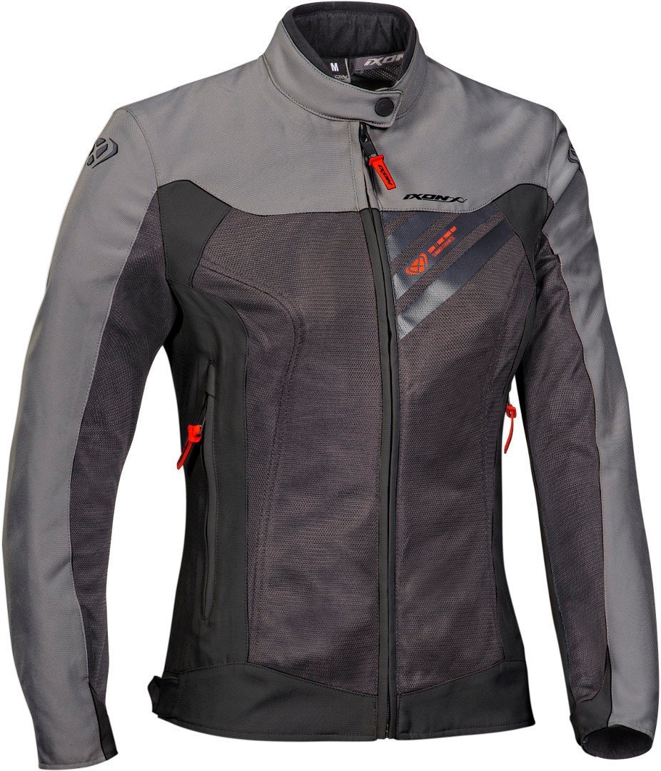 Куртка Ixon Orion для женщин для мотоцикла Текстильная, антрацитово-серая куртка zara technical антрацитово серый