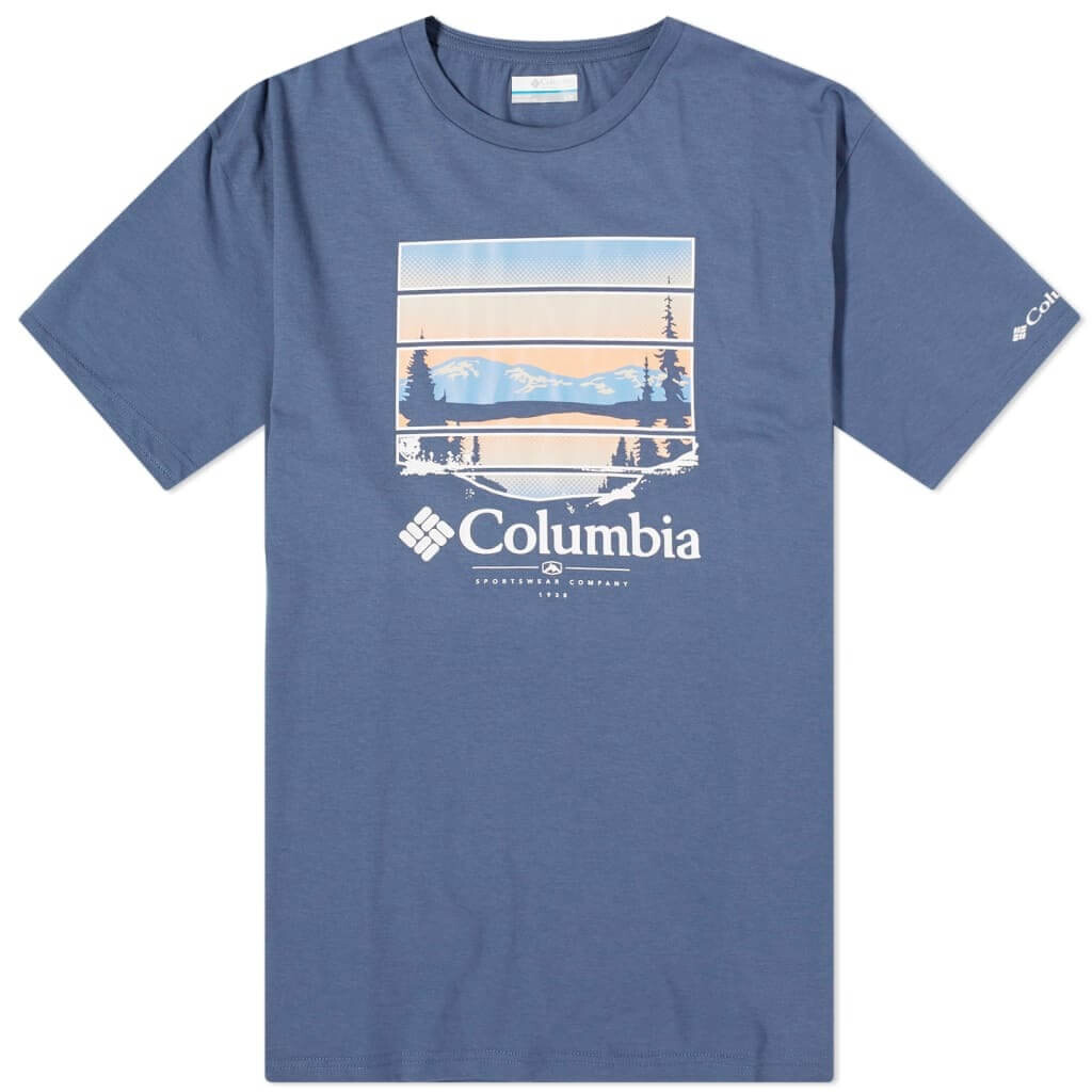 

Футболка Columbia Path Lake Vista Graphic II, синий