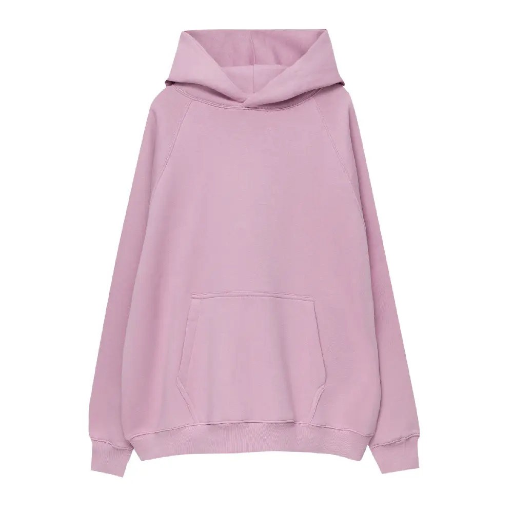 

Толстовка Pull&Bear Basic Oversized, розовый