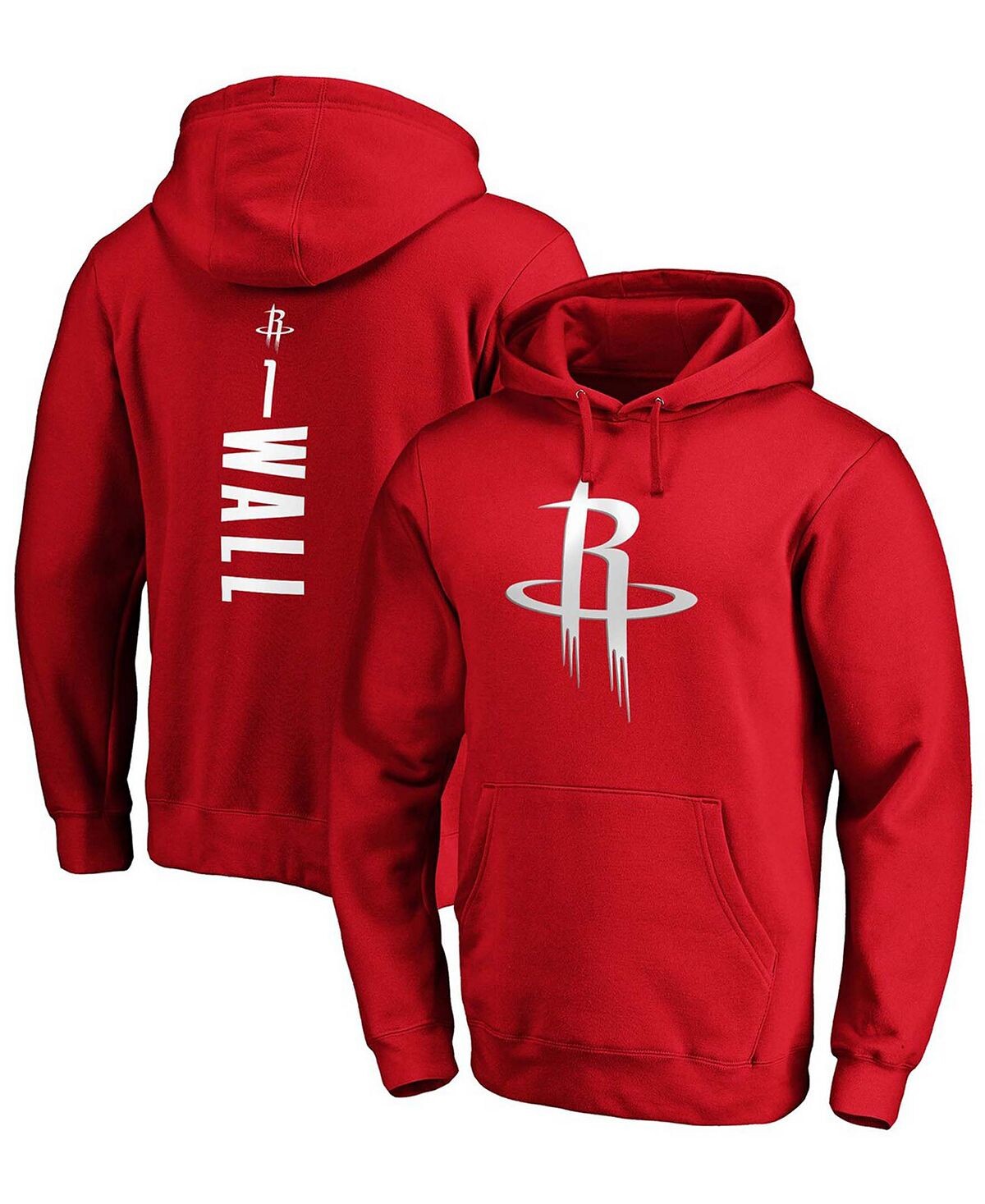 

Мужская толстовка с капюшоном john wall red houston rockets playmaker с именем и номером Fanatics, красный