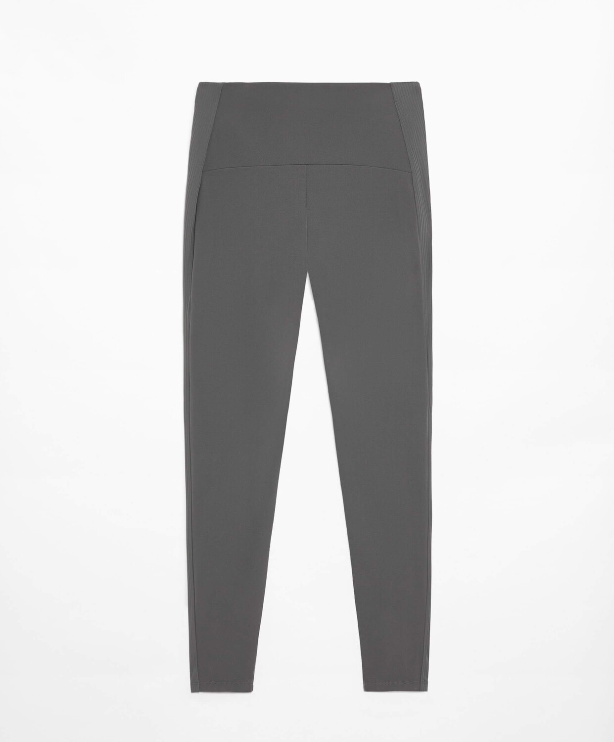 

Леггинсы Oysho Comfortlux High-Rise Rib 65 Cm Ankle-Length, серый