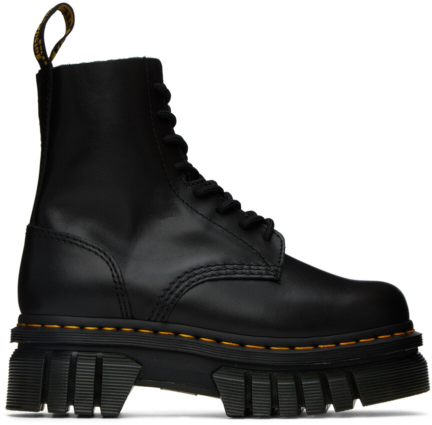 

Черные ботинки Audrick с 8 люверсами Dr. Martens