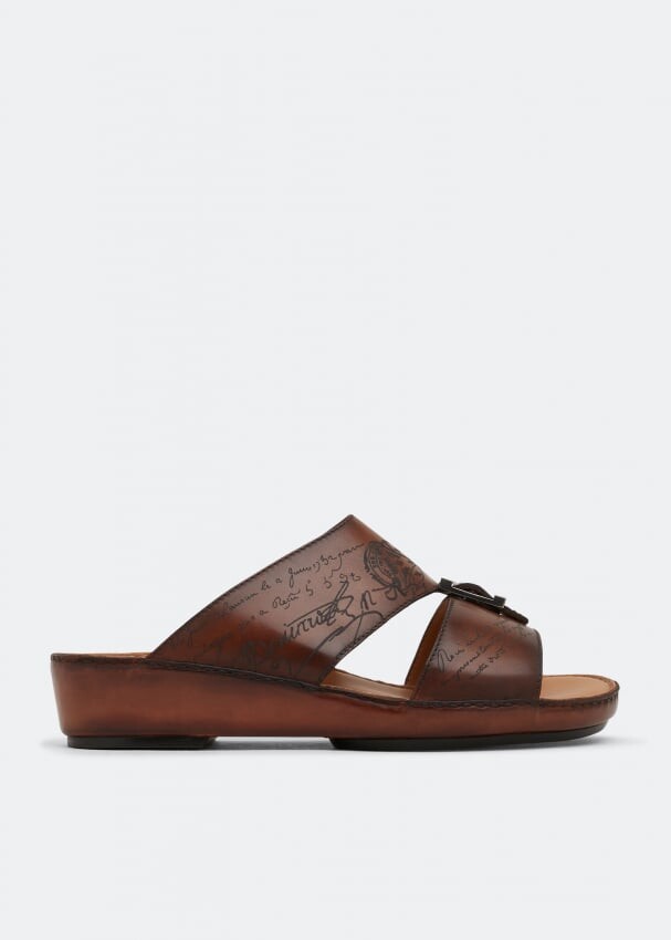 

Сандалии BERLUTI Dubai sandals, коричневый