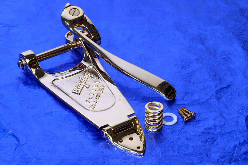 

Вибрато Gretsch Gold B-6 GBVF Bigsby, 0069618100 Gretsch B-6 GBVF Bigsby Vibrato 0069618100 Brand New