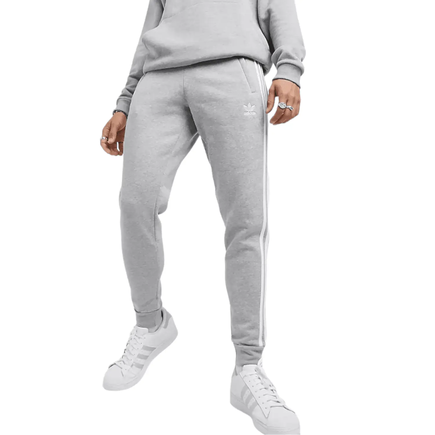 

Брюки-джоггеры Adidas Originals Adicolor Three Stripe Skinny, серый