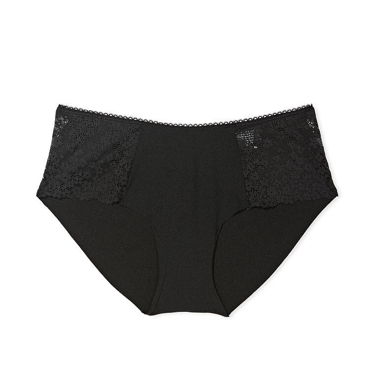 

Трусы Victoria's Secret Sexy Illusions No-Show Lace Hiphugger, черный