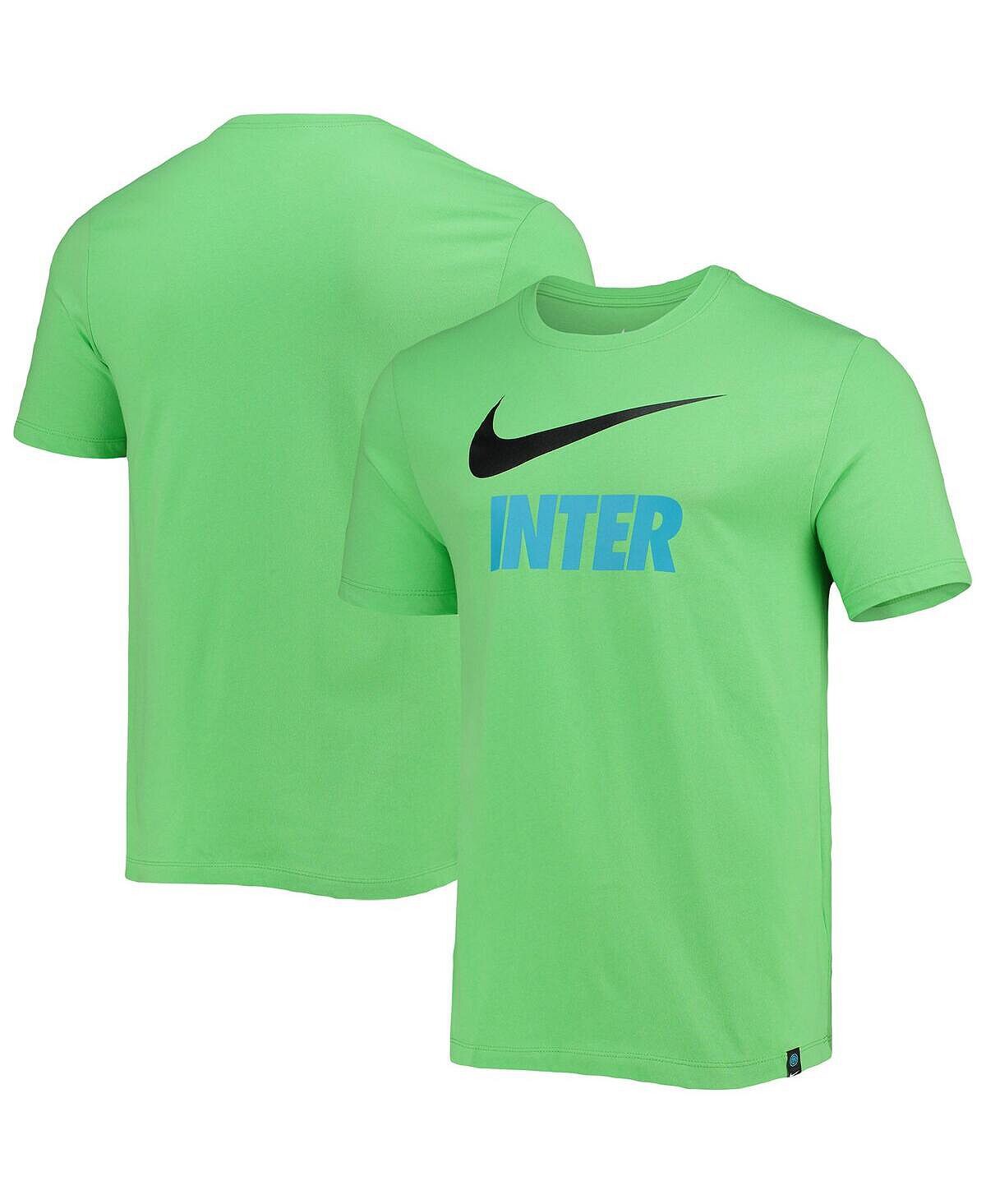

Мужская зеленая футболка inter milan swoosh club Nike, зеленый