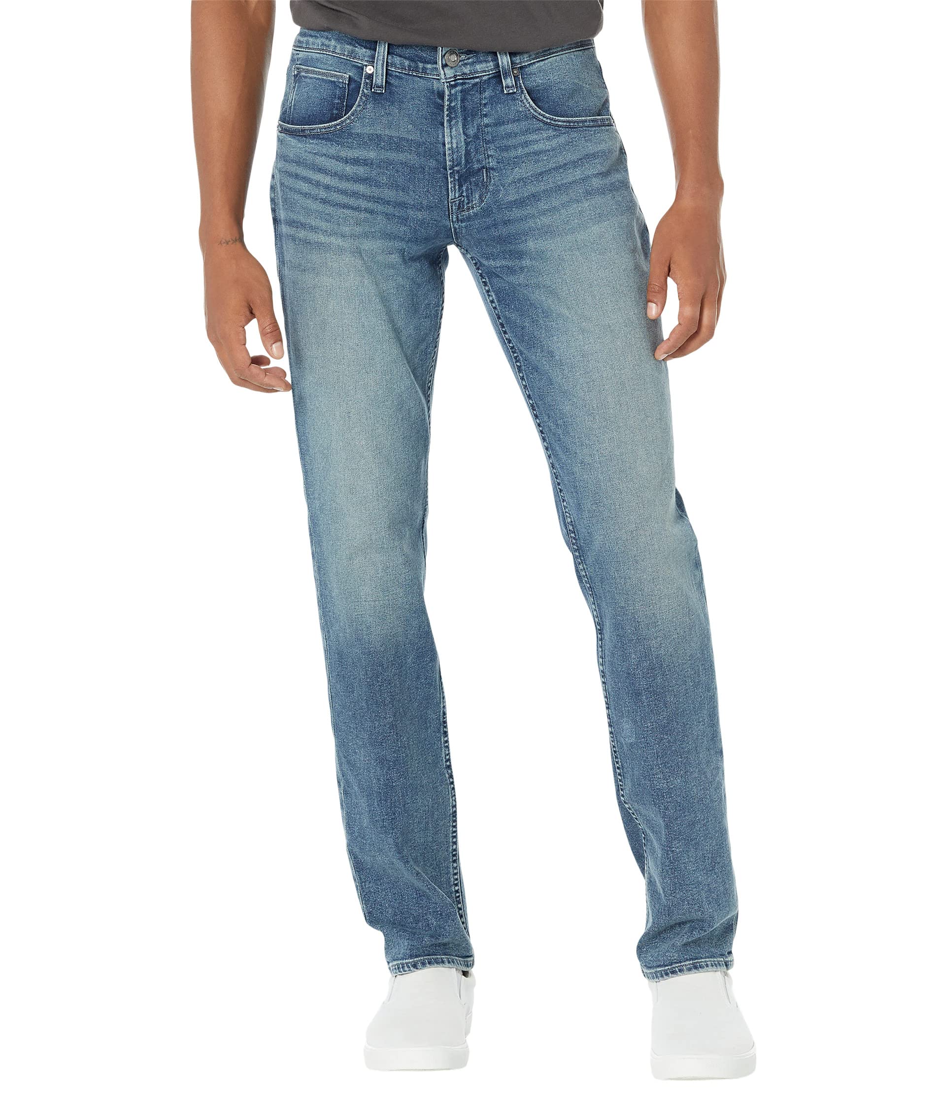 цена Джинсы Hudson Jeans, Byron Slim Straight Zip Fly in Transform